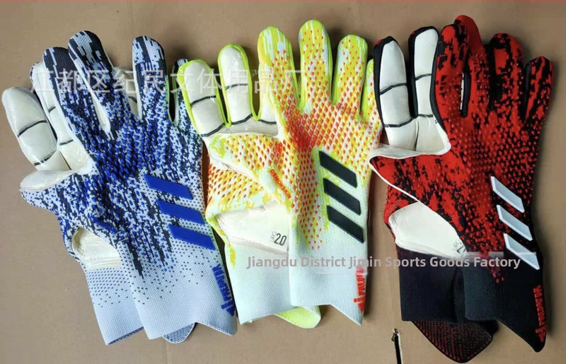 Brankárske rukavice na futbal, latexový materiál, značka jimin, unisex, možnosť prispôsobenia