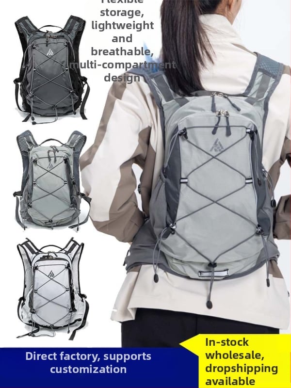 Планинска туристическа раница, лека и дишаща, водоустойчива, изработена от нейлон, ергономичен гръб, полиестерна подплата, за външни спортове, летен модел 2025.
