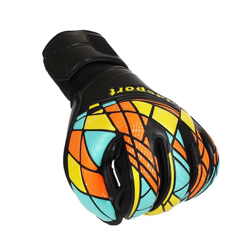 Футболни вратарски ръкавици с латексова защита на пръстите, удебелени и износоустойчиви, за тренировки и мачове