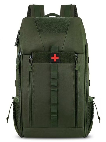 Раница за походи и спешни медицински нужди с презрамки с въздушна възглавница | Водоотблъскваща, ултралека, износоустойчива, разширяема, намаляваща товара | Марка: Aikema; Материал: Oxford плат