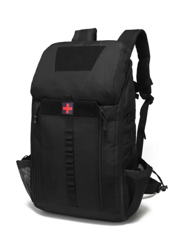 Раница за походи и спешни медицински нужди с презрамки с въздушна възглавница | Водоотблъскваща, ултралека, износоустойчива, разширяема, намаляваща товара | Марка: Aikema; Материал: Oxford плат