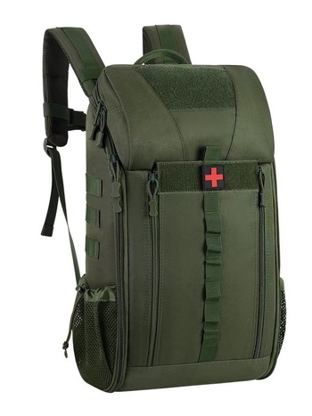Раница за походи и спешни медицински нужди с презрамки с въздушна възглавница | Водоотблъскваща, ултралека, износоустойчива, разширяема, намаляваща товара | Марка: Aikema; Материал: Oxford плат
