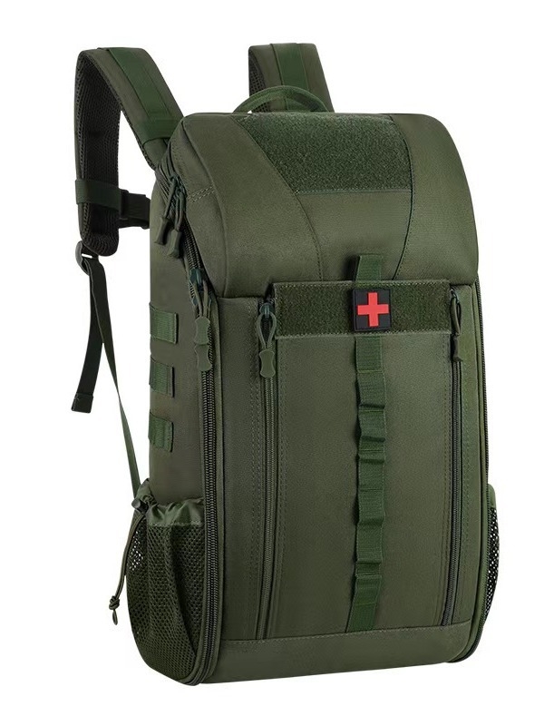 Раница за походи и спешни медицински нужди с презрамки с въздушна възглавница | Водоотблъскваща, ултралека, износоустойчива, разширяема, намаляваща товара | Марка: Aikema; Материал: Oxford плат