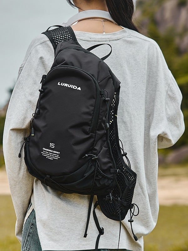 Unisex ruksak za outdoor: vodootporan najlon, zakrivljene naramenice, kompatibilan s 10-inčnim prijenosnikom