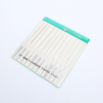 Különféle gyémánt sík reszelő készlet középfogú, egyszálcsiszoló szemcével, nemvasfémekhez