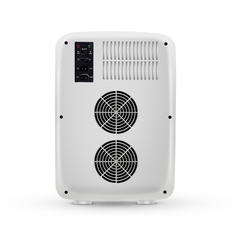 Мини хладилник за автомобил и дом/офис – 11–15 л, 50W, захранване 12V/220–240V/100–120V, охлаждане 5–9°C, нагряване 50–65°C