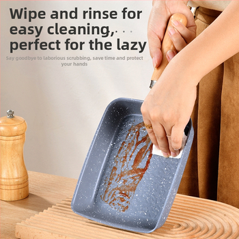 Japonský štýl panvice na tamagoyaki, nerezová oceľ, nepriľnavé, univerzálne použitie