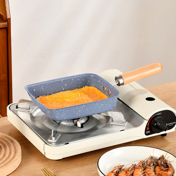 Japanski stil tiganj za tamagoyaki, nehrđajući čelik, neprijanjajuća površina, univerzalna namjena