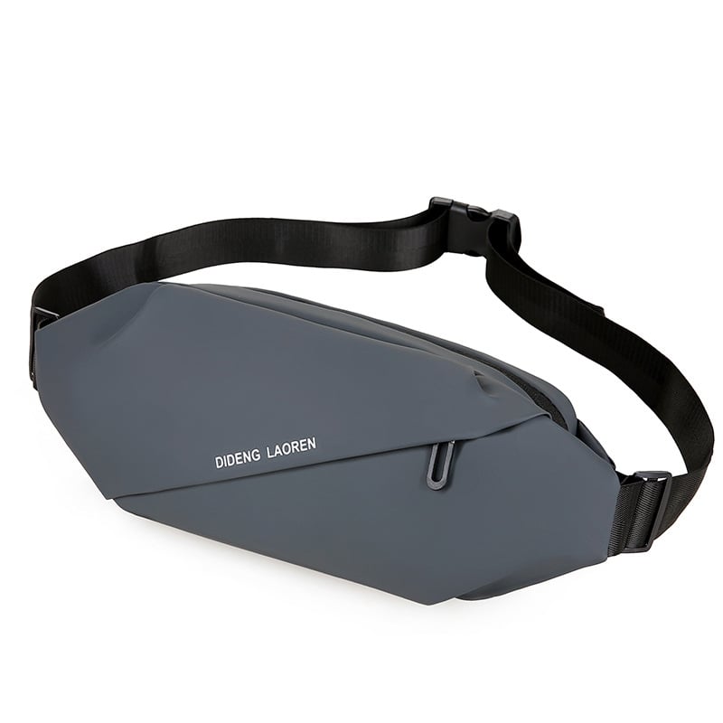 Férfi mellkas táska kültéri használatra, vízálló, ultrakönnyű, lopás elleni védelem, bővíthető kapacitás