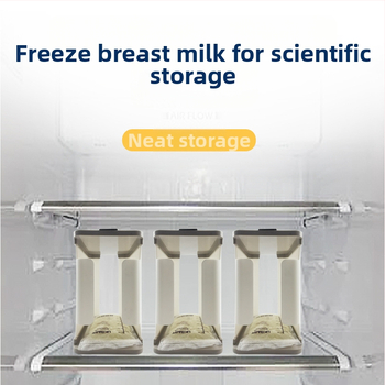 Nádoba na skladovanie materského mlieka, 4-dielny set, odnímateľný dizajn, PP materiál, pôvod Nanchang Jiangxi, značka Rabbit Xiao Bao