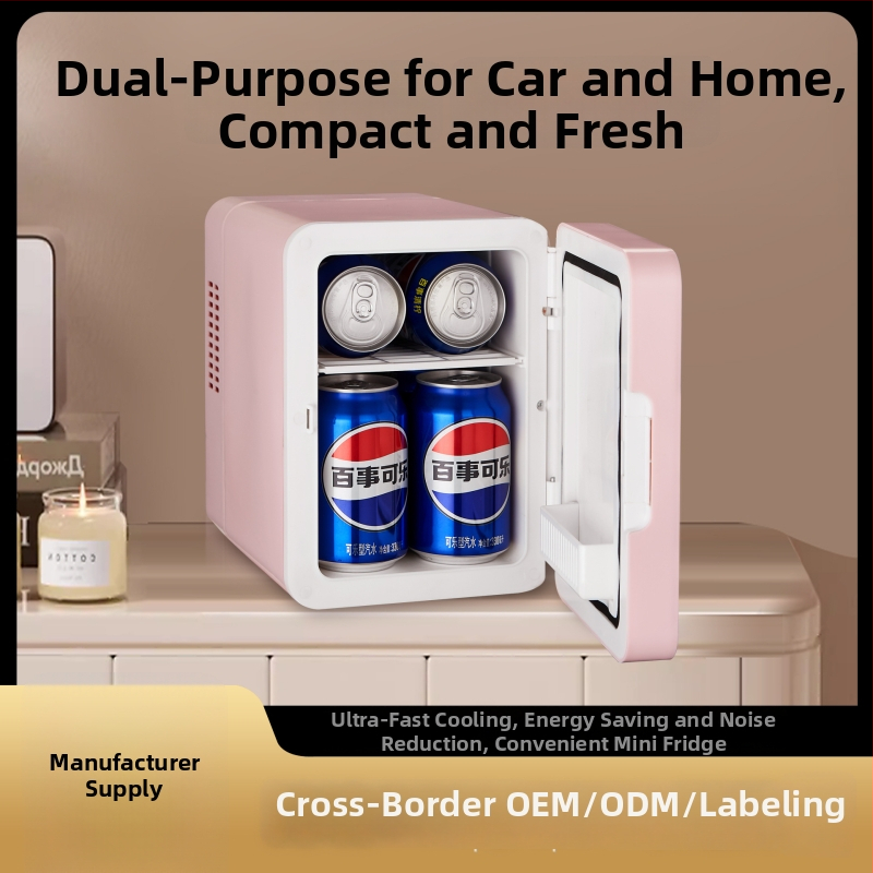 Prenosná mini chladnička na horúce aj studené, 6–10L, ABS, 12V/220V, 30–42W