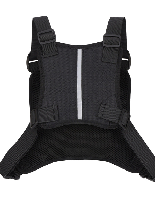 Férfi taktikai mellkasi táska, vízálló és lélegző, ultrakönnyű tömegcsökkentő dizájn, Oxford anyagból, poliészter bélés, szabadidős utazásokhoz