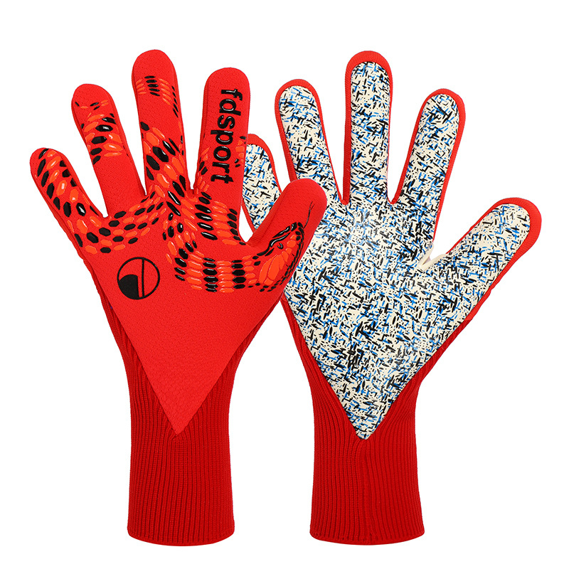 Rukavice vratara za nogomet - prozračni latex, protuklizne, bez prstiju, unisex
