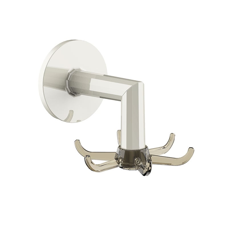 Стенно въртящ се държач за кухненски прибори (Пластмасов; Модерен стил; Монтаж: на стена; Въртене: 360°; Без пробиване)