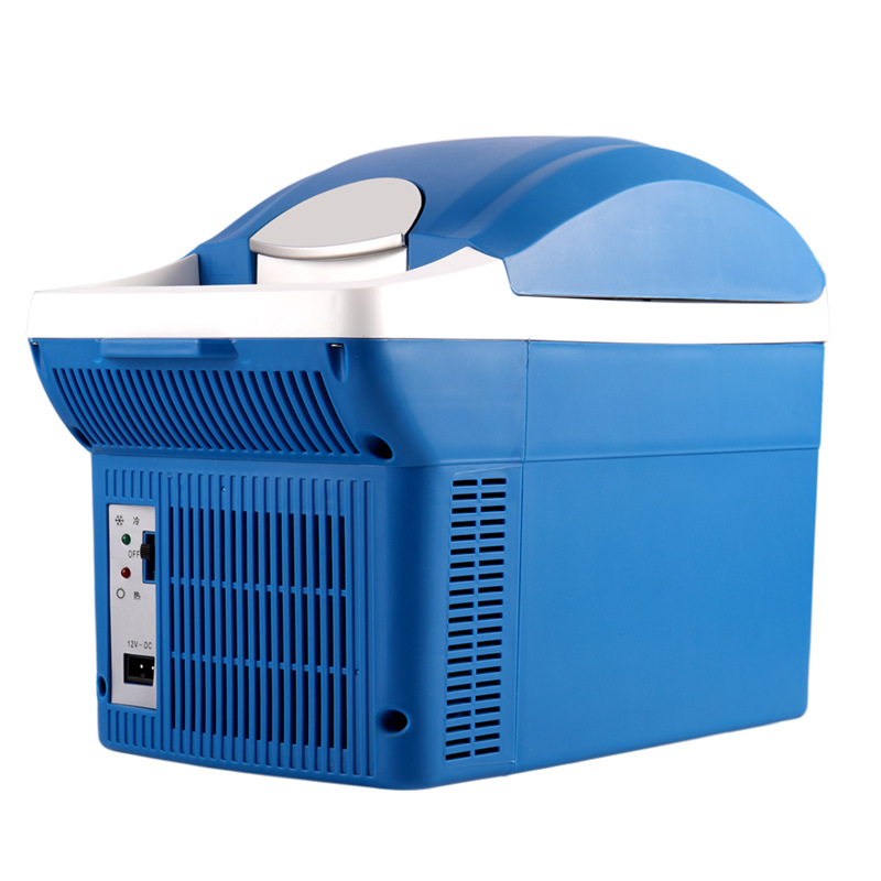 Автомобилен хладилник с горещо и студено – 12V, ABS, 42–60W, охлаждане 3–5°C, нагряване до 65°C