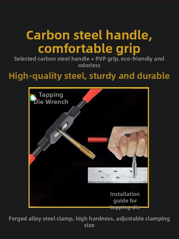 Xiaqiu Sada závitovania a dier – Ručný nástroj pre metrické a imperiálne závity (taps a dies) Model 1010835263