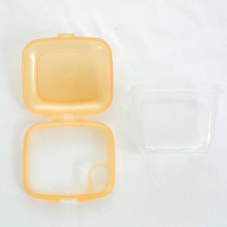 Δοχείο αποθήκευσης βρεφικής τροφής με καπάκι, PP πλαστικό, κατάλληλο για κατάψυξη, φορητό, για πουρέ λαχανικών και φρούτων