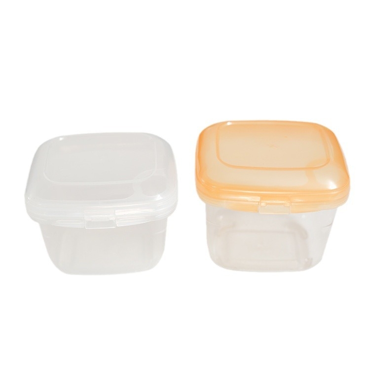 Δοχείο αποθήκευσης βρεφικής τροφής με καπάκι, PP πλαστικό, κατάλληλο για κατάψυξη, φορητό, για πουρέ λαχανικών και φρούτων