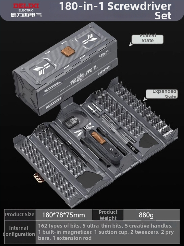 Premonition viacúčelový skrutkovačový set z karbónovej ocele pre domácu elektroniku – rozoberanie mobilov a notebookov, čistenie prachu; varianty: 21-in-1, 31-in-1, 33-in-1, 34-in-1