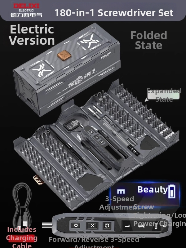 Premonition viacúčelový skrutkovačový set z karbónovej ocele pre domácu elektroniku – rozoberanie mobilov a notebookov, čistenie prachu; varianty: 21-in-1, 31-in-1, 33-in-1, 34-in-1