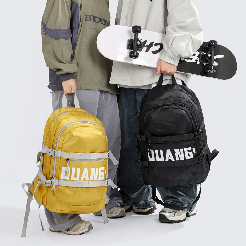 Vanjski sportski ruksak, torba za skejtbord i skije, unisex stil, višestruki pretinci za putovanja i skladištenje