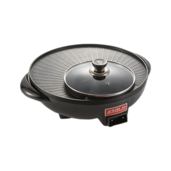 Višenamjenska električna posuda za kuhanje i pečenje, tijelo od aluminijske legure, snaga 801–1000 W, dubina unutarnje posude 7 cm, pogodna za 3–4 osobe
