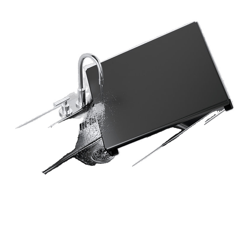 Кухненски стенен рафт за газова печка - въглеродна стомана, без монтаж, стенно окачване, семпъл модерен стил