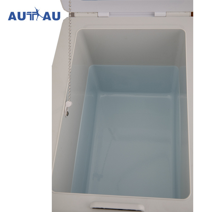 Полупроводников автомобилен хладилник, обем 11–15 л, DC12V, мощност 45–55W, охлаждане до 18–20°C, отопление до 55°C