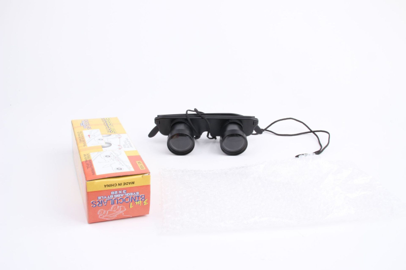 Binoclu de pescuit cu telescop, montat pe cap, 3x mărire, model 20356, pentru observarea plutelor