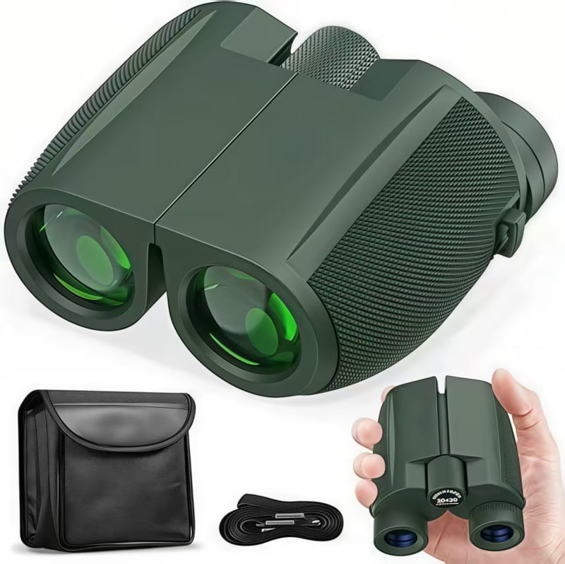 Binokular s dvije cijevi 10x25 / 12x25 – visoko povećanje, visoka jasnoća, prenosno za otvoreno, antifog