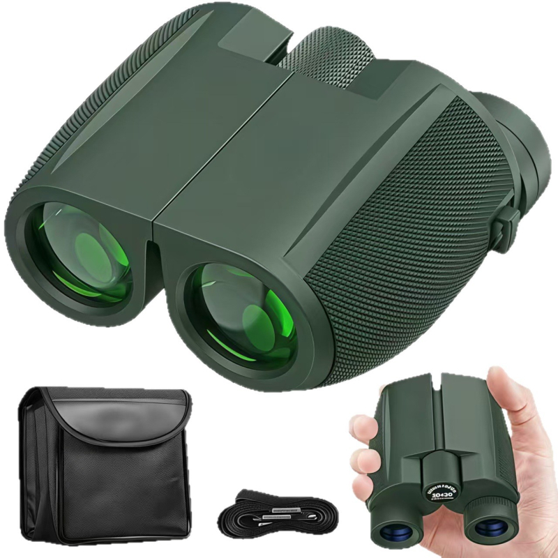 Binokular s dvije cijevi 10x25 / 12x25 – visoko povećanje, visoka jasnoća, prenosno za otvoreno, antifog