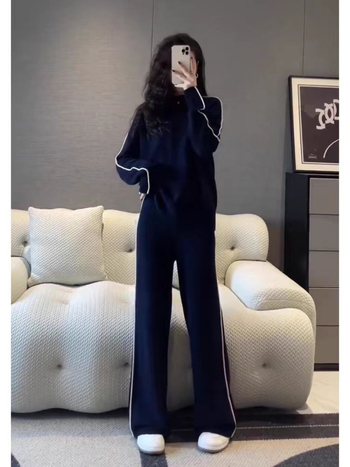 Ženski dvodijelni elegantni kostim set, poliester, bez glačanja, jesen 2025, brend Pukali, elegantan stil za posao