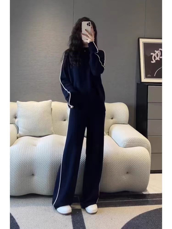 Ženski dvodijelni elegantni kostim set, poliester, bez glačanja, jesen 2025, brend Pukali, elegantan stil za posao