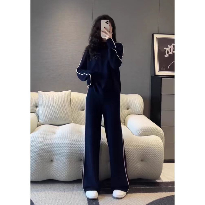 Ženski dvodijelni elegantni kostim set, poliester, bez glačanja, jesen 2025, brend Pukali, elegantan stil za posao