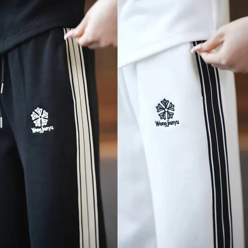 Ženski dvodijelni casual sportski set (Proljeće 2025, PVC tkanina, tisak i bojanje)