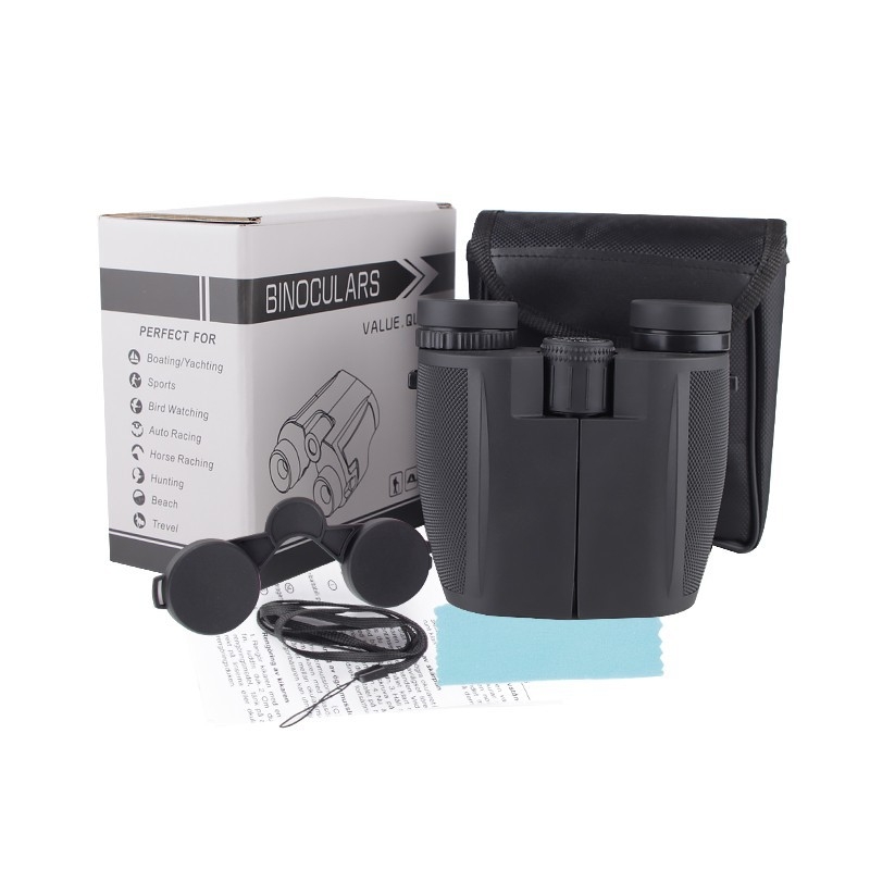 Binoclu 10x, câmp vizual ultra-larg, model 10-25, pupila de ieșire 2,5 mm, câmp vizual 100 m/1000 m