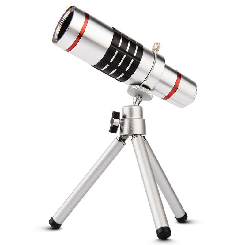 Teleskop monocular digital pentru telefon mobil — 18x mărire, pupila de ieșire 4 mm, câmp vizual 67°, model B-12