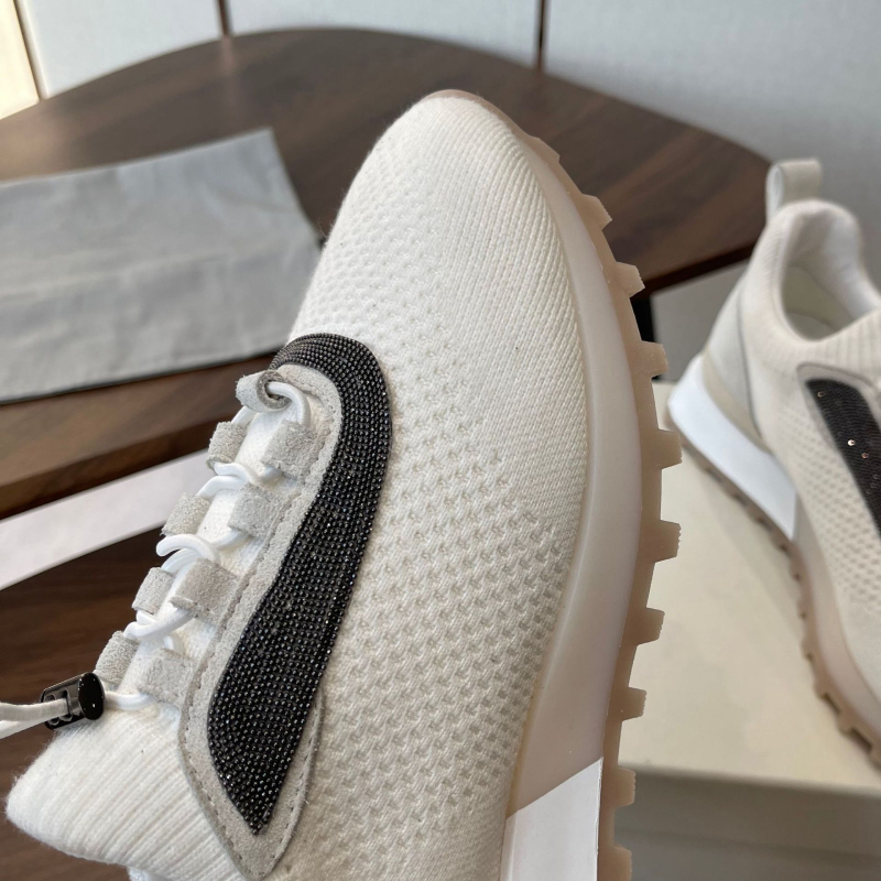 Talijanski BC ženske tenisice od vunene pređe, Fly-Knit dizajn, ručno našivane perle – moderne svakodnevne sportske cipele