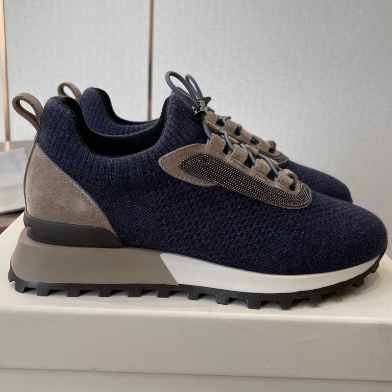Talijanski BC ženske tenisice od vunene pređe, Fly-Knit dizajn, ručno našivane perle – moderne svakodnevne sportske cipele
