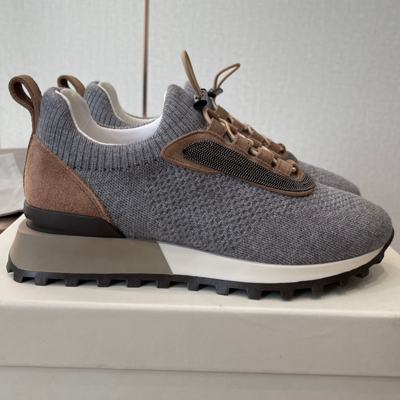 Talijanski BC ženske tenisice od vunene pređe, Fly-Knit dizajn, ručno našivane perle – moderne svakodnevne sportske cipele