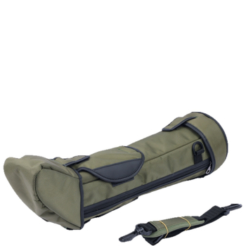 Madármegfigyeléshez való teleszkópos tároló táska, vízálló, ütéscsillapító kialakítással és vállon hordozható, kültéri használatra