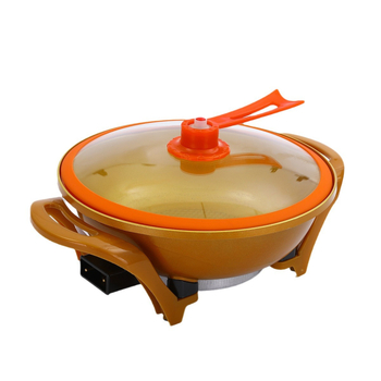 Πολυλειτουργικός ηλεκτρικός γουόκ με καπάκι από γυαλί κενού — Αλουμινίου κράμα, 220V, 1500W, μη κολλητικό τηγάνι, λειτουργίες: ατμός, σοτάρισμα, βράσιμο, στιφάδο