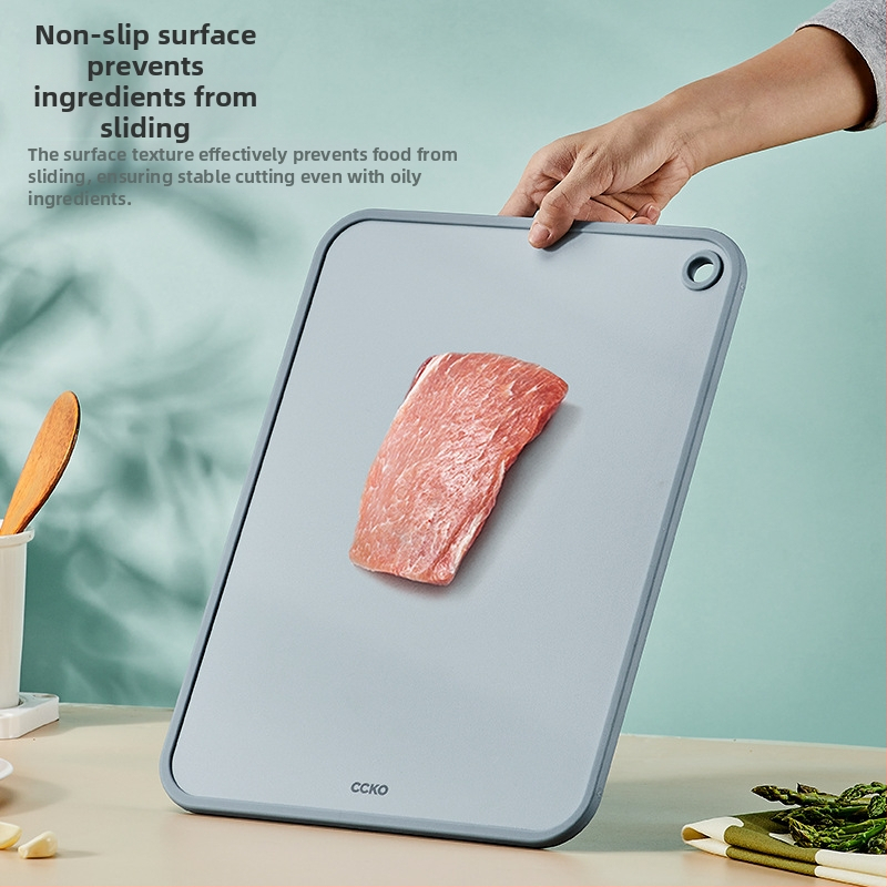 PP prehrambena dvostruka daska za rezanje, protivklizna, antibakterijska i otporna na plijesan, za kućanstvo, plastična daska za rezanje voća