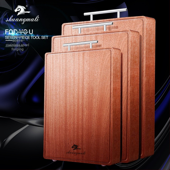 Daska za rezanje od masivnog drveta, ebenovo drvo, marka Double Horse Power, moderan stil, izdano 2024., osnovno pakiranje