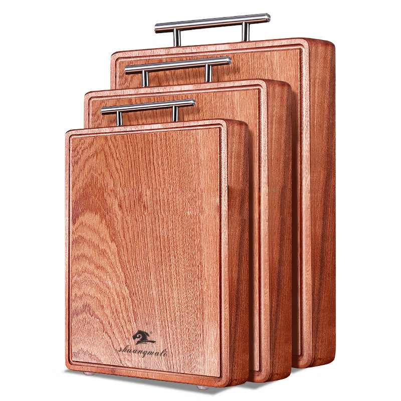 Daska za rezanje od masivnog drveta, ebenovo drvo, marka Double Horse Power, moderan stil, izdano 2024., osnovno pakiranje