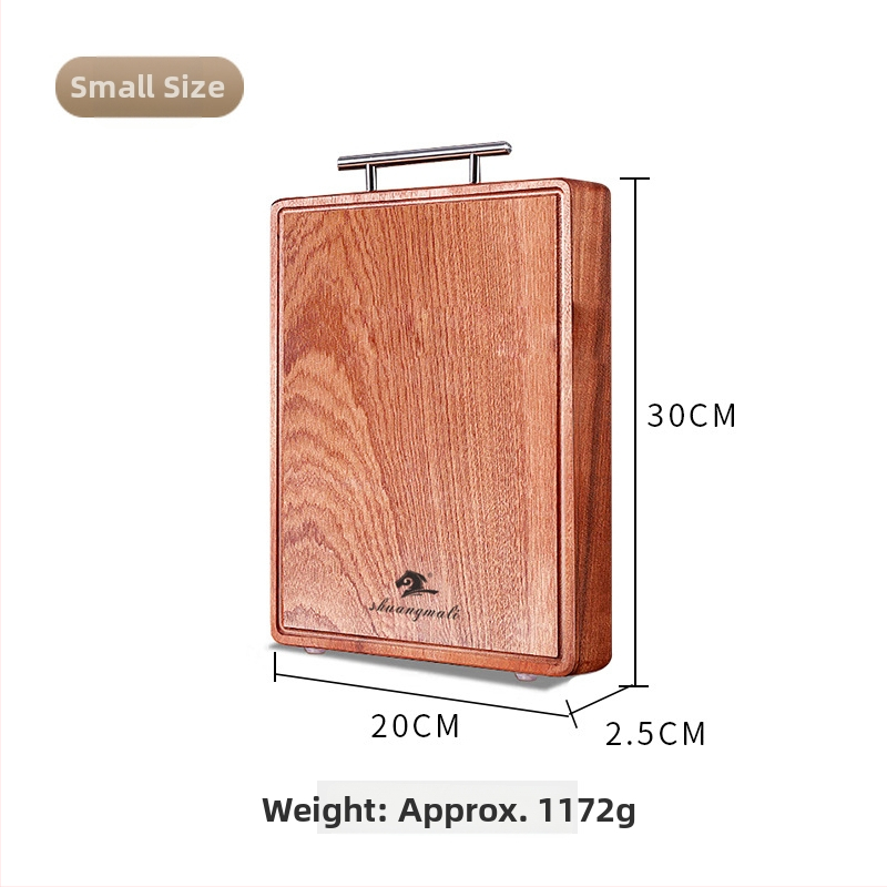 Daska za rezanje od masivnog drveta, ebenovo drvo, marka Double Horse Power, moderan stil, izdano 2024., osnovno pakiranje