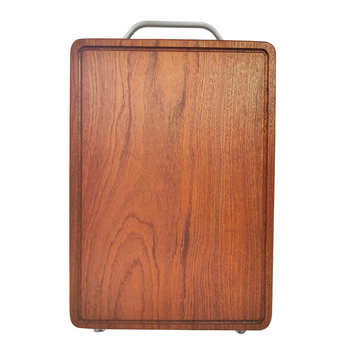 Tocător de bucătărie din lemn masiv – cu două fețe, anti-derapant, portabil (Marcă: Olesen)