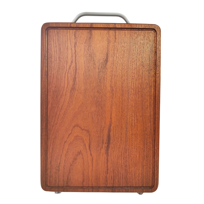 Tocător de bucătărie din lemn masiv – cu două fețe, anti-derapant, portabil (Marcă: Olesen)