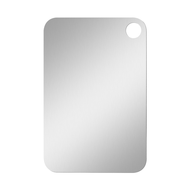 Mu Ti tocător din titan pur, portabil, cu două fețe, antibacterian, finisaj sablat