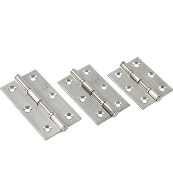 Balama din oțel inoxidabil cu rulment pentru uși de dulap – Finisaj periat, design modern